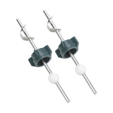 Maxbell 2Pcs Sink Drain Lift Rod Drain Stopper Assembly for Home Hotel Vanity Vessel without raw tape