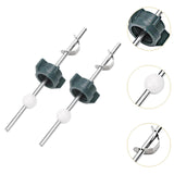 Maxbell 2Pcs Sink Drain Lift Rod Drain Stopper Assembly for Home Hotel Vanity Vessel without raw tape