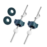 Maxbell 2Pcs Sink Drain Lift Rod Drain Stopper Assembly for Home Hotel Vanity Vessel with raw tape