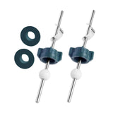 Maxbell 2Pcs Sink Drain Lift Rod Drain Stopper Assembly for Home Hotel Vanity Vessel with raw tape