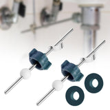 Maxbell 2Pcs Sink Drain Lift Rod Drain Stopper Assembly for Home Hotel Vanity Vessel with raw tape