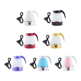 Maxbell Travel Folding Electric Kettle Fast Boiling Camping 600ml Electric Tea Maker White