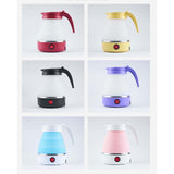 Maxbell Travel Folding Electric Kettle Fast Boiling Camping 600ml Electric Tea Maker White