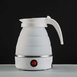 Maxbell Travel Folding Electric Kettle Fast Boiling Camping 600ml Electric Tea Maker White
