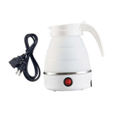 Maxbell Travel Folding Electric Kettle Fast Boiling Camping 600ml Electric Tea Maker White