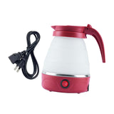 Maxbell Travel Folding Electric Kettle Fast Boiling Camping 600ml Electric Tea Maker red