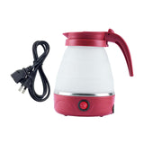 Maxbell Travel Folding Electric Kettle Fast Boiling Camping 600ml Electric Tea Maker red