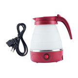 Maxbell Travel Folding Electric Kettle Fast Boiling Camping 600ml Electric Tea Maker red