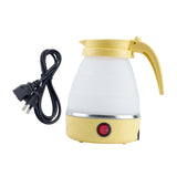 Maxbell Travel Folding Electric Kettle Fast Boiling Camping 600ml Electric Tea Maker yellow