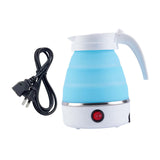 Maxbell Travel Folding Electric Kettle Fast Boiling Camping 600ml Electric Tea Maker blue