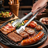 Maxbell Stainless Steel Serving Tongs Kitchen Tongs for Restaurant Serving Food Meat S