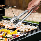 Maxbell Stainless Steel Serving Tongs Kitchen Tongs for Restaurant Serving Food Meat L