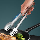 Maxbell Stainless Steel Serving Tongs Kitchen Tongs for Restaurant Serving Food Meat L
