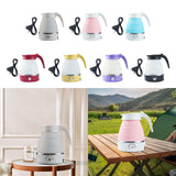Maxbell Travel Folding Electric Kettle Adjustable Tea Pot for Brewing Coffee Camping White