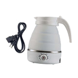 Maxbell Travel Folding Electric Kettle Adjustable Tea Pot for Brewing Coffee Camping White