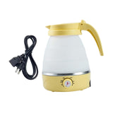 Maxbell Travel Folding Electric Kettle Adjustable Tea Pot for Brewing Coffee Camping Yellow