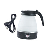 Maxbell Travel Folding Electric Kettle Adjustable Tea Pot for Brewing Coffee Camping Black