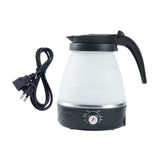 Maxbell Travel Folding Electric Kettle Adjustable Tea Pot for Brewing Coffee Camping Black