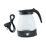 Maxbell Travel Folding Electric Kettle Adjustable Tea Pot for Brewing Coffee Camping Black