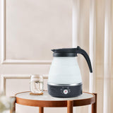 Maxbell Travel Folding Electric Kettle Adjustable Tea Pot for Brewing Coffee Camping Black