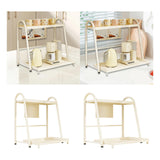 Maxbell Water Cup Display Rack Multifunctional 2 Layers for Home Office Space Saving S
