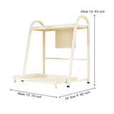 Maxbell Water Cup Display Rack Multifunctional 2 Layers for Home Office Space Saving L