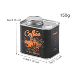 Maxbell Coffee Canister Pantry Storage Food Storage Container for Cereal Sugar Salts Style A