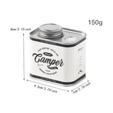 Maxbell Coffee Canister Pantry Storage Food Storage Container for Cereal Sugar Salts Style B