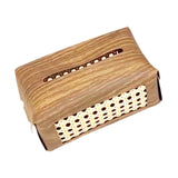 Maxbell PU Leather Tissue Box Holder Napkin Dispenser for Bedside Restaurant Bedroom Brown