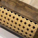 Maxbell PU Leather Tissue Box Holder Napkin Dispenser for Bedside Restaurant Bedroom Brown