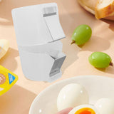 Maxbell Egg Shell Opener Handheld Eggshell Opener Portable Egg Separator Egg Cracker White