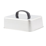 Maxbell Stainless Steel Steaming Cover Grill Dome for Hamburger Outdoor BBQ Grilling 22.5cmx15cmx5.5cm