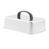 Maxbell Stainless Steel Steaming Cover Grill Dome for Hamburger Outdoor BBQ Grilling 22.5cmx15cmx5.5cm
