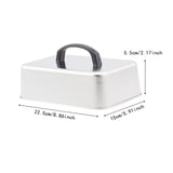 Maxbell Stainless Steel Steaming Cover Grill Dome for Hamburger Outdoor BBQ Grilling 22.5cmx15cmx5.5cm