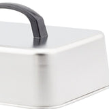 Maxbell Stainless Steel Steaming Cover Grill Dome for Hamburger Outdoor BBQ Grilling 26cmx20cmx5.5cm