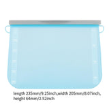 Maxbell Lunch Bag Clear Food Meal Prep Storage Container for Food Chocolate Sandwich Blue