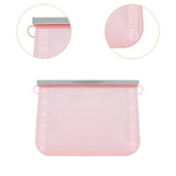 Maxbell Lunch Bag Clear Food Meal Prep Storage Container for Food Chocolate Sandwich Pink