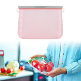 Maxbell Lunch Bag Clear Food Meal Prep Storage Container for Food Chocolate Sandwich Pink