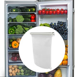 Maxbell Silicone Food Storage Bag Breastmilk Freezer Bags for Cereal Vegetable Fruit White