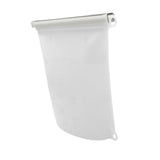 Maxbell Silicone Food Storage Bag Breastmilk Freezer Bags for Cereal Vegetable Fruit White