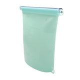 Maxbell Silicone Food Storage Bag Breastmilk Freezer Bags for Cereal Vegetable Fruit Blue