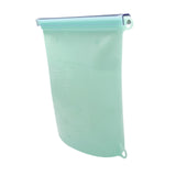 Maxbell Silicone Food Storage Bag Breastmilk Freezer Bags for Cereal Vegetable Fruit Blue