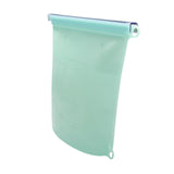Maxbell Silicone Food Storage Bag Breastmilk Freezer Bags for Cereal Vegetable Fruit Blue