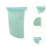 Maxbell Silicone Food Storage Bag Breastmilk Freezer Bags for Cereal Vegetable Fruit Blue
