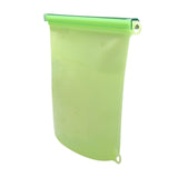 Maxbell Silicone Food Storage Bag Breastmilk Freezer Bags for Cereal Vegetable Fruit Green