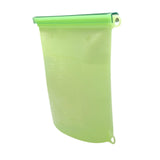 Maxbell Silicone Food Storage Bag Breastmilk Freezer Bags for Cereal Vegetable Fruit Green