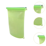 Maxbell Silicone Food Storage Bag Breastmilk Freezer Bags for Cereal Vegetable Fruit Green
