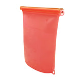 Maxbell Silicone Food Storage Bag Breastmilk Freezer Bags for Cereal Vegetable Fruit Red