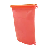 Maxbell Silicone Food Storage Bag Breastmilk Freezer Bags for Cereal Vegetable Fruit Red