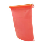 Maxbell Silicone Food Storage Bag Breastmilk Freezer Bags for Cereal Vegetable Fruit Red